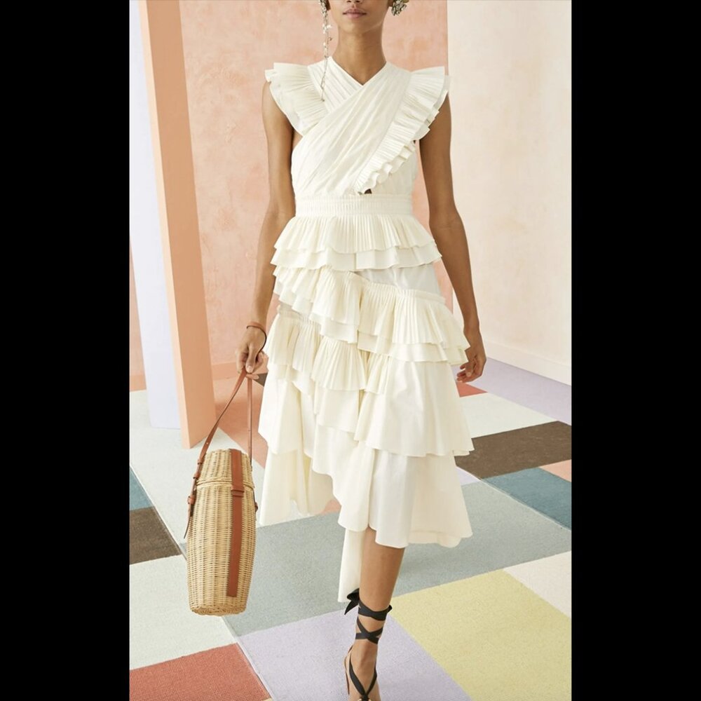 Ulla Johnson Aurora Dress cream white size 4